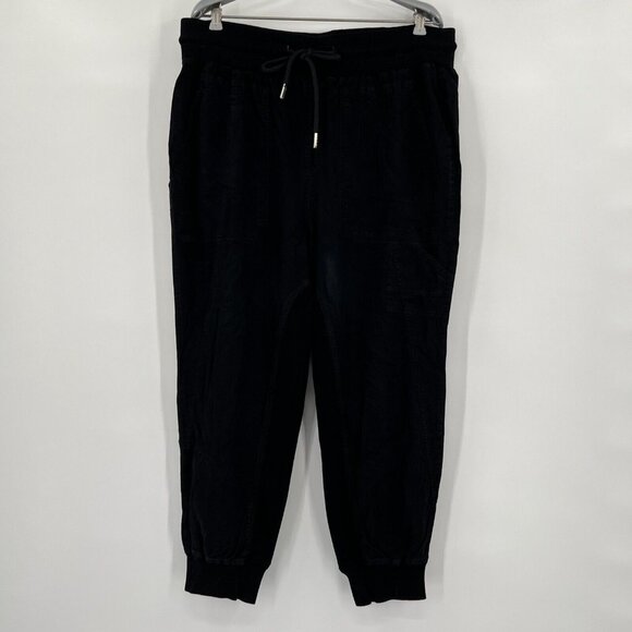 Quince Pants - Quince Women's Black Vintage Wash Tencel Utility Jogger Pants sz XL NWT
